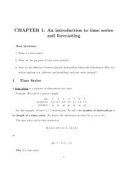 CHAPTER 1: An introduction to time series and forecasting