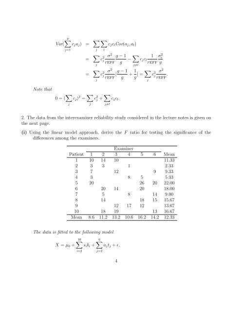 ST4241: Design and Analysis of Clinical Trials - The Department of ...