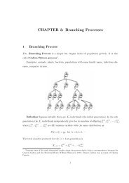 CHAPTER 3: Branching Processes