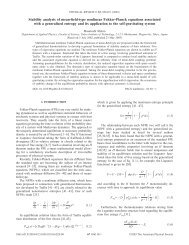 Stability analysis of mean-field-type nonlinear Fokker-Planck ...