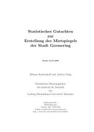 Statistisches Gutachten zur Erstellung des Mietspiegels der Stadt ...