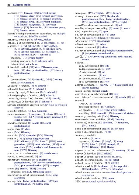 Subject index - Stata