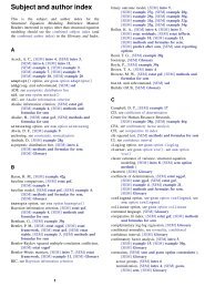 Subject and author index - Stata