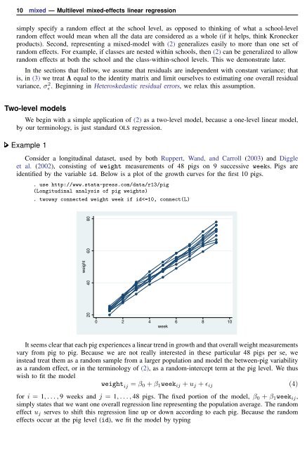 mixed - Stata