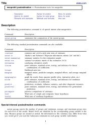 meoprobit postestimation - Stata