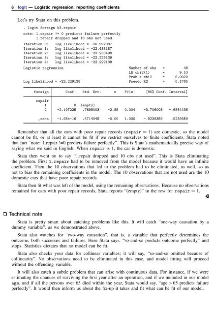 logit - Stata