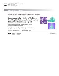 Salaries and Salary Scales of Full-timeTeaching Staff at Canadian ...