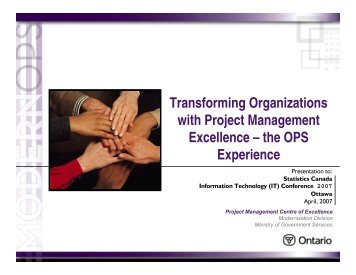 Transforming Organizations with Project Management Excellence ...