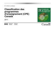 Classification des programmes d'enseignement (CPE) - Statistique ...