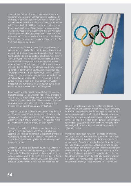 Von Steffen Haffner - Deutsche Olympische Gesellschaft