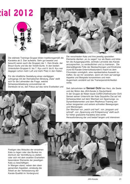 JKA-Karate 2 / 2012 - Deutscher JKA-Karate-Bund e.V.