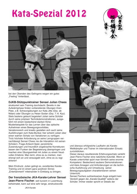 JKA-Karate 2 / 2012 - Deutscher JKA-Karate-Bund e.V.