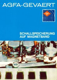 Schallspeicherung auf Magnetband