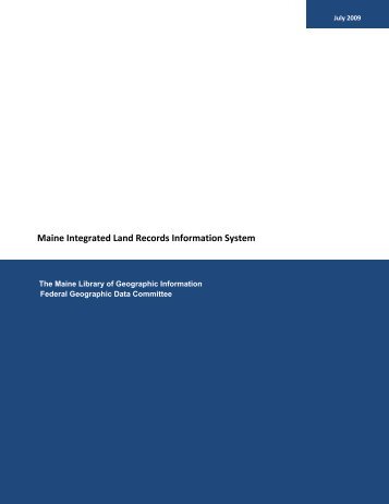 Maine Integrated Land Records Information System - Maine.gov