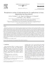 Precipitation casting of polycaprolactone for applications ... - Dentistry
