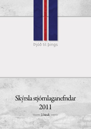 SkÃ½rsla stjÃ³rnlaganefndar 2011