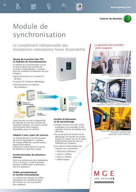 Module de synchronisation - Onduleurs