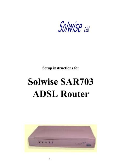 Quick setup instructions for Asus AAM6000EV ADSL Router