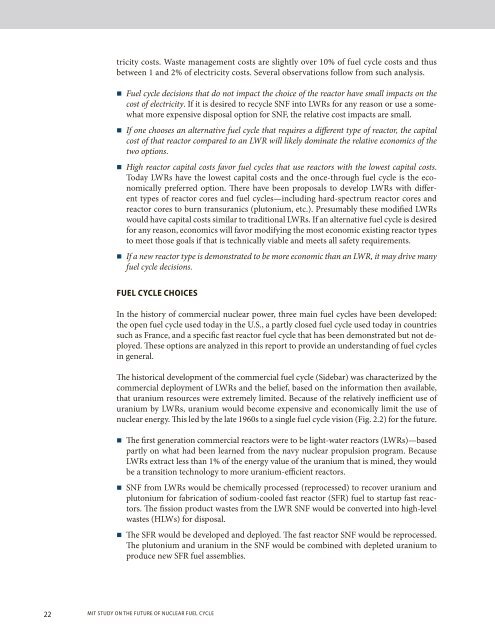 The FuTure oF nuclear Fuel cycle - MIT Energy Initiative
