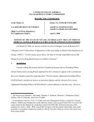 Motion of The State of Nevada to Disqualify The Law Firm of Morgan ...