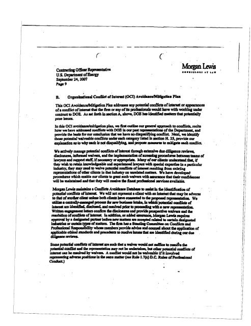 Motion of The State of Nevada to Disqualify The Law Firm of Morgan ...