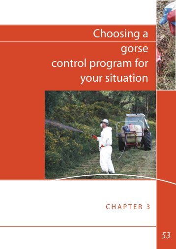 Chapter 3. Choosing a gorse control program for your situation