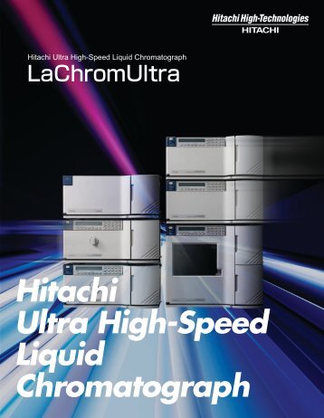 LaChromUltra Ultra High-Speed Liquid Chromatography