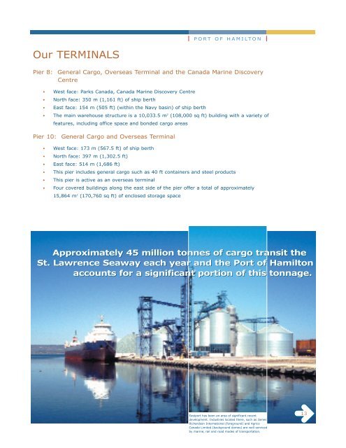 Port of Hamilton Industry Profile - Hamilton Economic Development