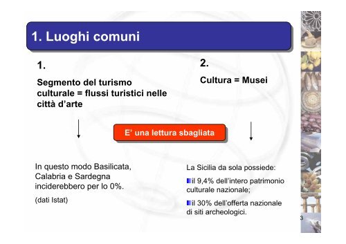 La domanda di turismo culturale e ambientale: Le tendenze ... - DpS