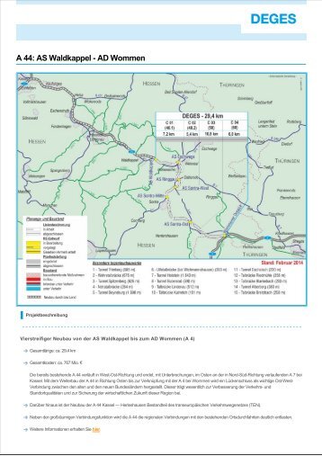 A 44: AS Waldkappel - AD Wommen - bei DEGES