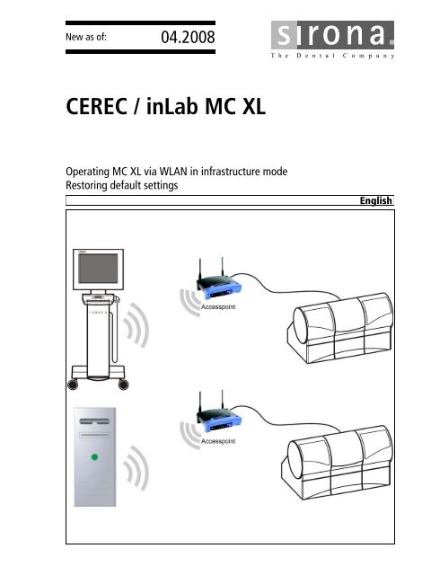 CEREC / inLab MC XL - Dental Union