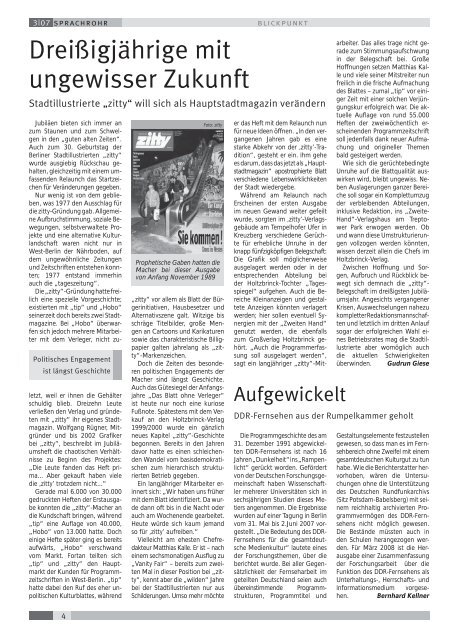 SPRACHROHR 3/2007