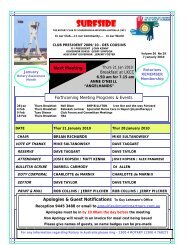 Bulletin 29 - The Rotary Club of Scarborough Website