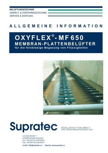 oxyflex -mf membran-plattenbelÃ¼fter - Supratec