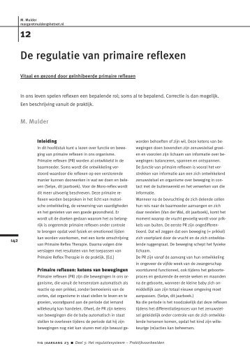 De regulatie van primaire reflexen 12