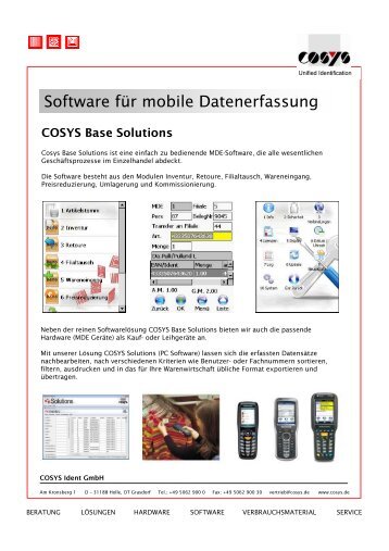 Software für mobile Datenerfassung