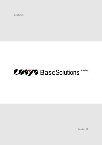 COSYS BaseSolutions