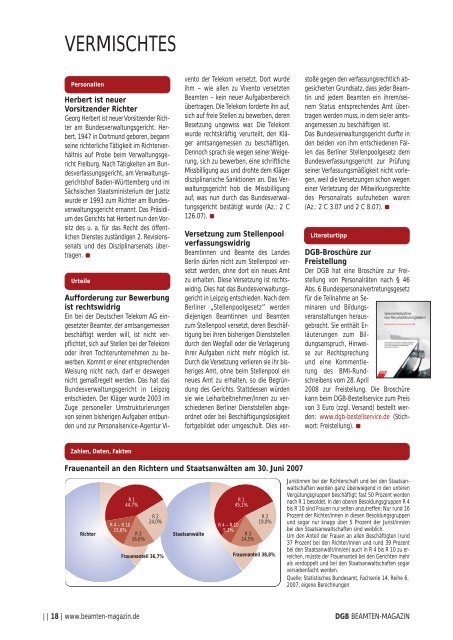 Ausgabe | 10 | 2008 - Landesbeamte