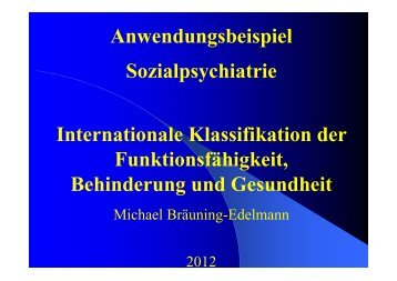 Problembeschreibung (Reha-Hypothese) - WerkstÃ¤tten:Messe