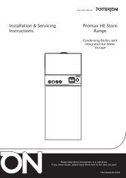 Installation Instructions - Potterton