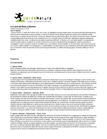 Scarica questo tour (PDF) - Verde Natura