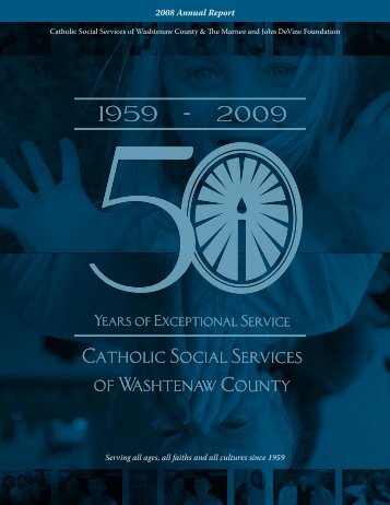 2008 Annual Report - Catholic Social Services Washtenaw County