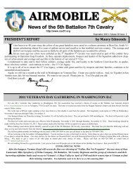 AIRMOBILE - 5th Battalion 7th Cavalry Association