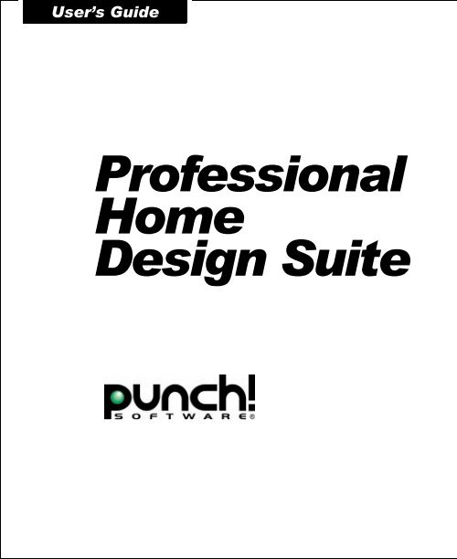Punch Pro User S Guide Manual