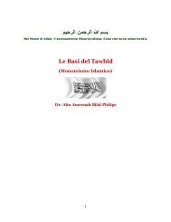 Le Basi del TawhÃ®d - La Madrasa di Baraka