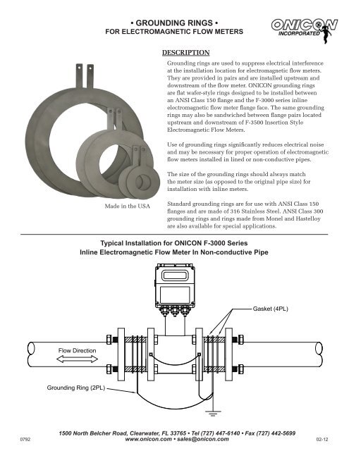 A Grounding Rings A Onicon A Grounding Rings A Onicon