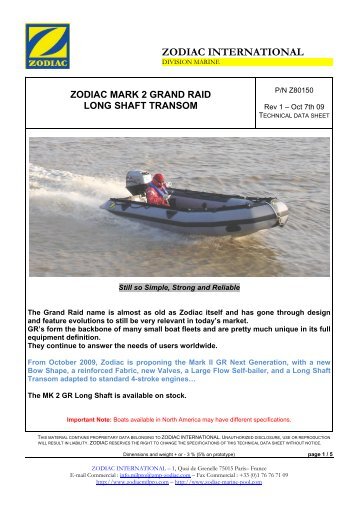 zodiac whole range gamm