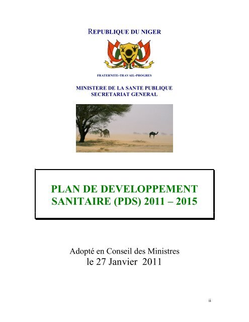 plan de developpement sanitaire (pds) 2011 â 2015 - UNFPA