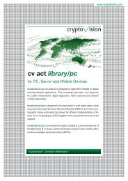 cv act library/pc - CV Cryptovision Gmbh