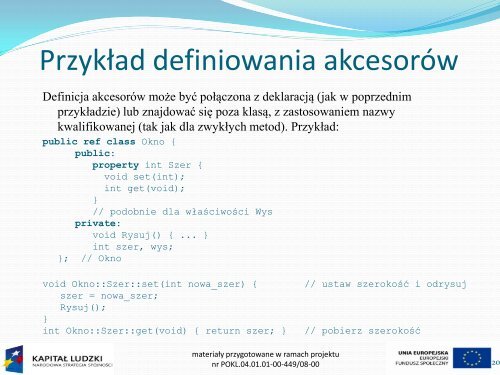 Programowanie komponentowe - komponenty .NET.pdf - kik - Koszalin
